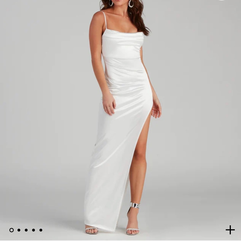 White windsor maxi dress